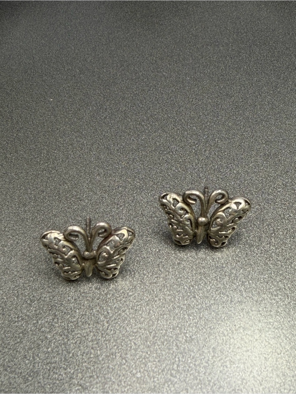 Sterling Silver Butterfly post  Earrings #4STE